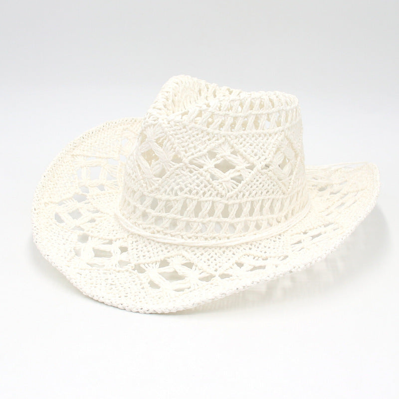 Raylene Vintage Straw Cowboy Hat 0