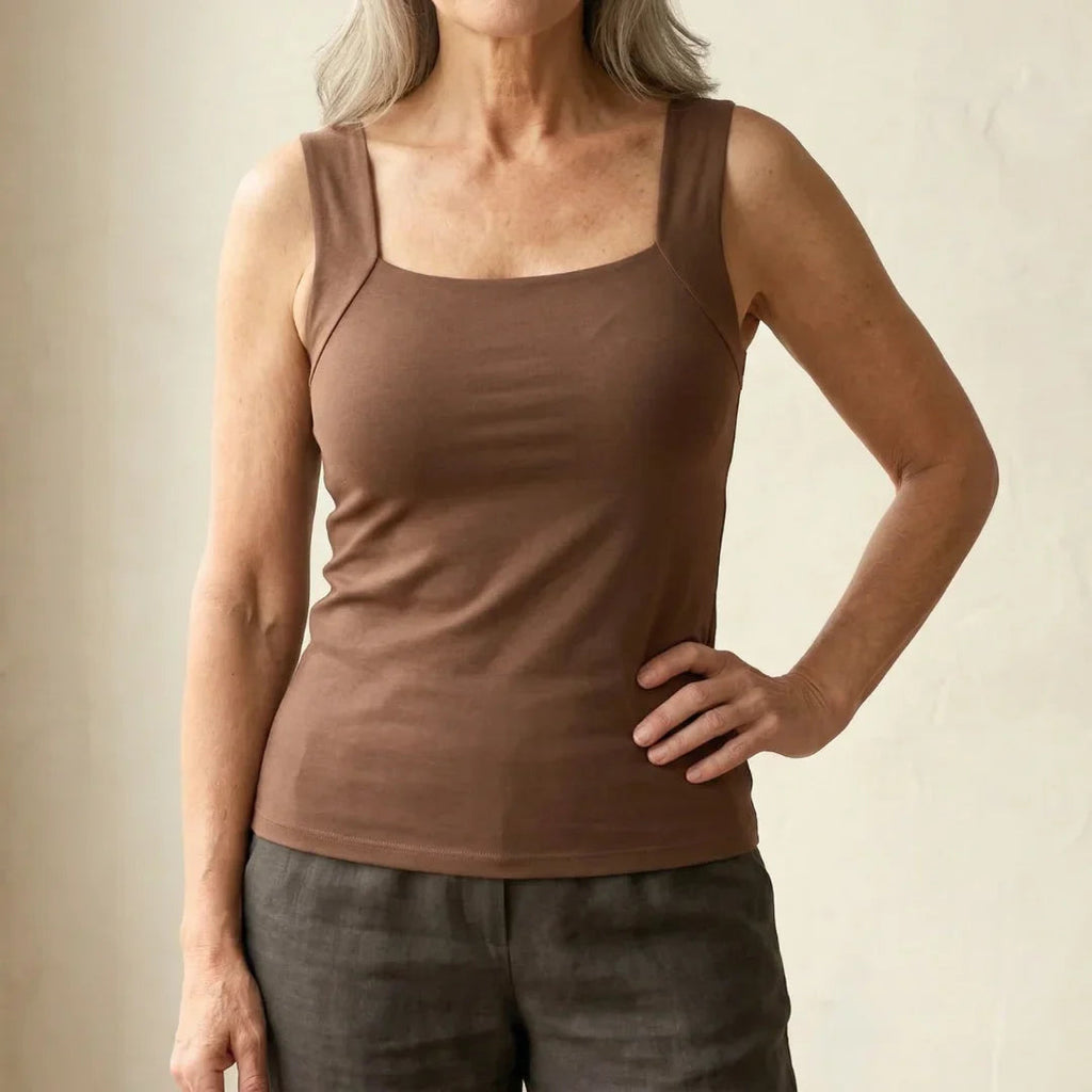 Roxanne Tank Top With Built In Bra 1