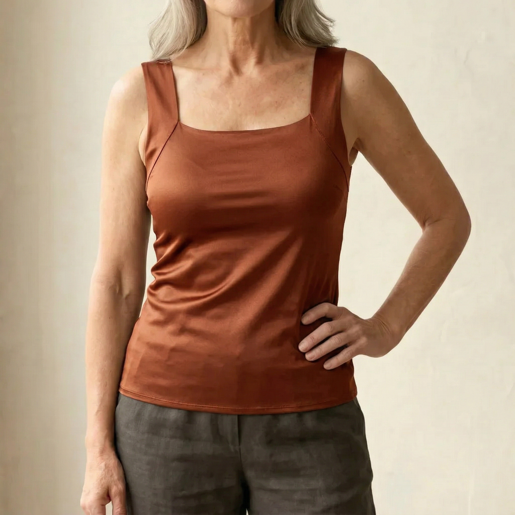 Roxanne Tank Top With Built In Bra 12