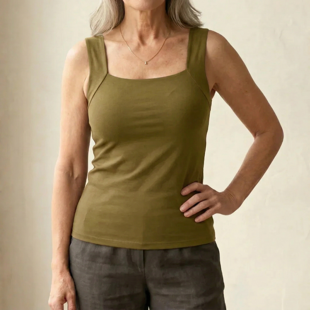 Roxanne Tank Top With Built In Bra 15