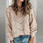 Calista | Round Neck Knitted Sweater