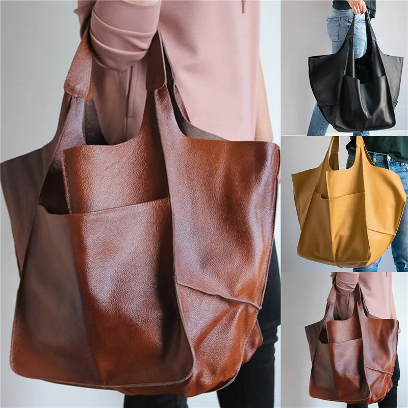 Laura - Vintage leather look  bag