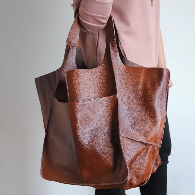 Laura - Vintage leather look  bag