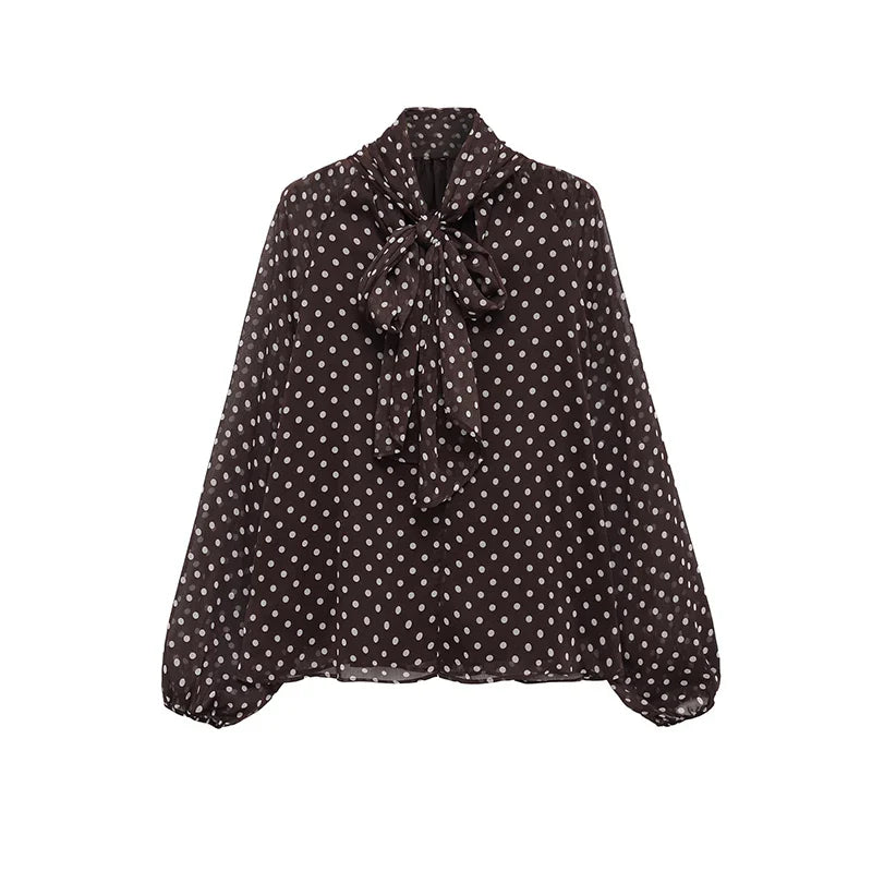 Flori | Elegant Tie-Front Blouse