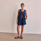 Doretta | Denim Tie Set