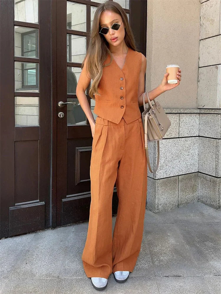 Marlowe | Linen Trouser Set