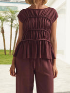 Dashi | Peplum Top