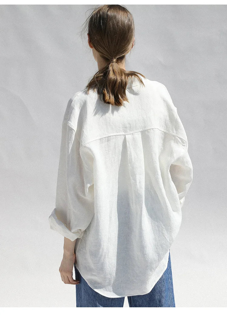 Daley | Oversized Linen Blouse