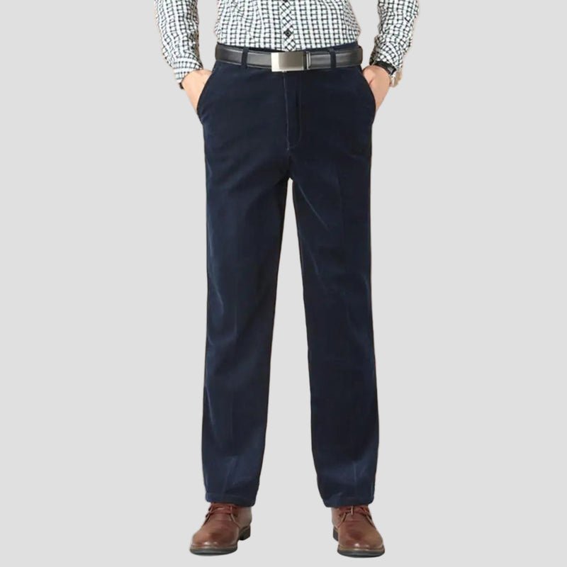 Liam | Men’s Velvet Tailored Dress Pants