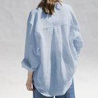 Daley | Oversized Linen Blouse