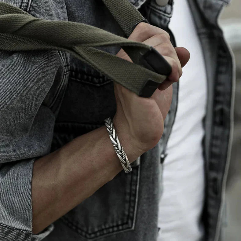 Torin | Silver Cuff Bracelet