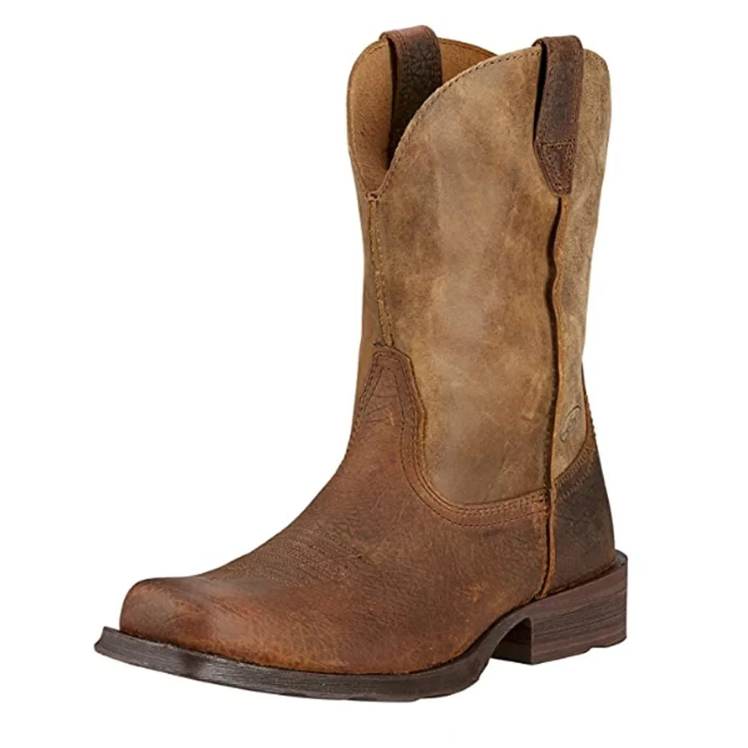 Retro casual winter boots, light brown