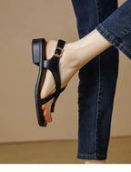 Ivy Cross Sandals | Italian Leather, Orthopedic Cushioned Footbed - 14