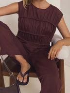 Dashi | Peplum Top