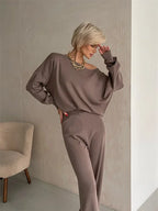 Eleganza | Off-Shoulder Loungewear Set