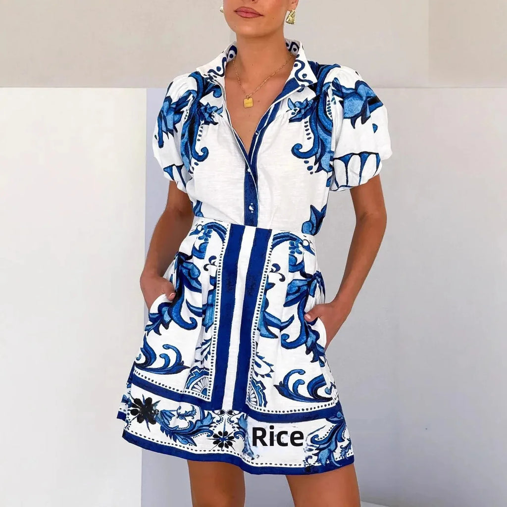 Kelsey | Linen Floral Cocktail Dress