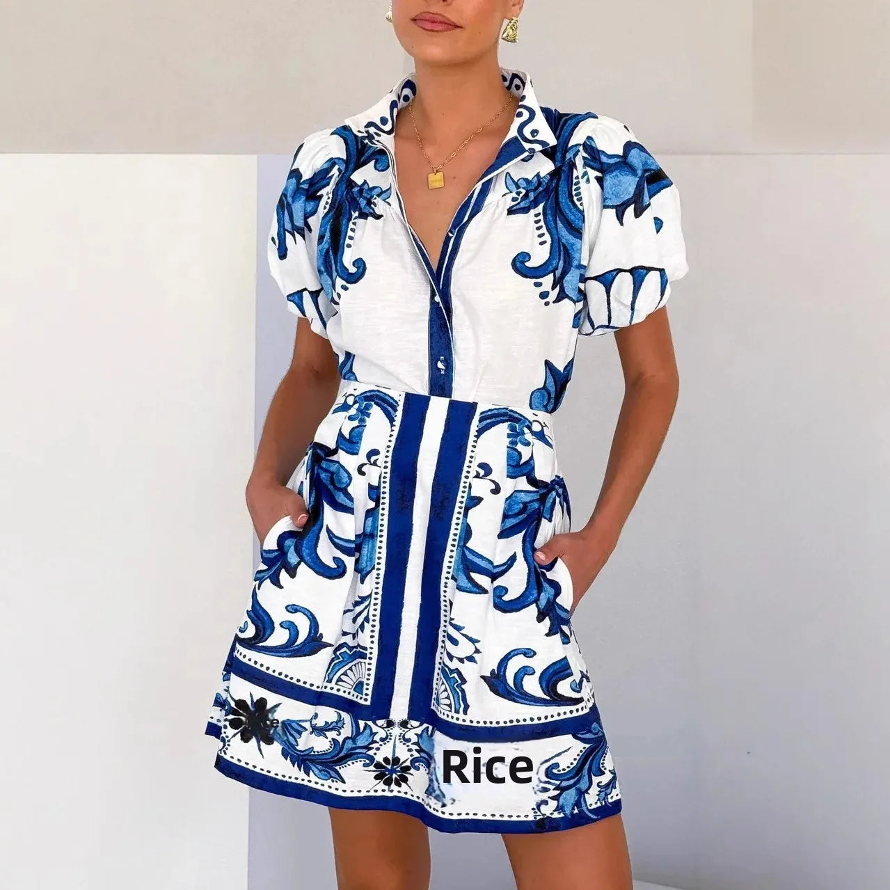 Kelsey | Linen Floral Cocktail Dress