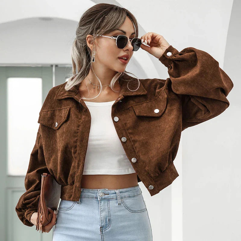 Florence | CROPPED CORDUROY JACKET