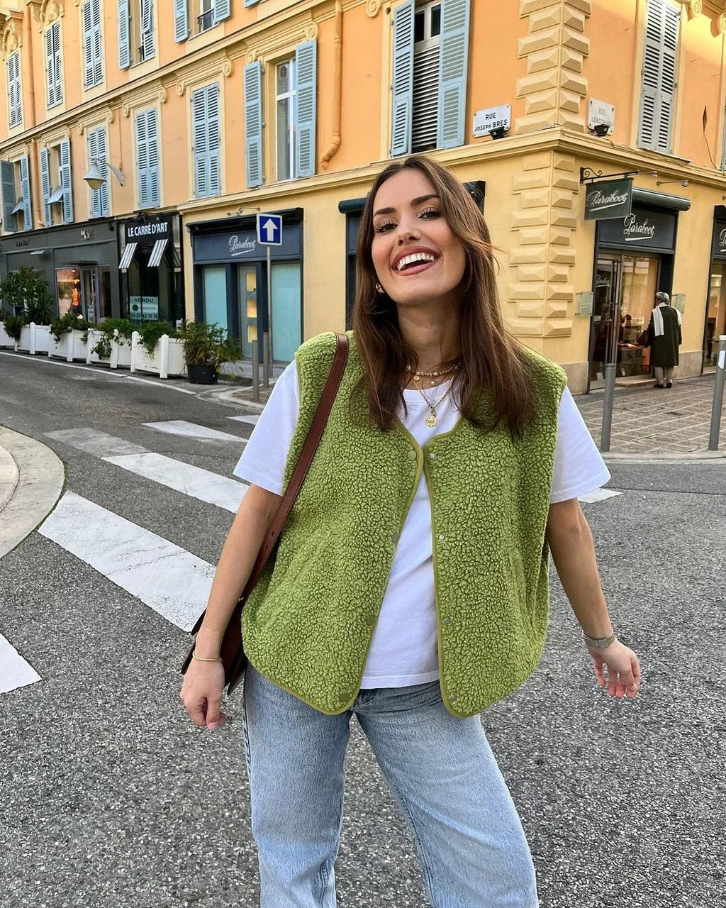 Anika | Casual Fleece Vest for Women