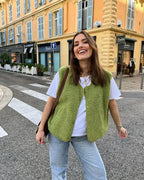 Anika | Casual Fleece Vest for Women