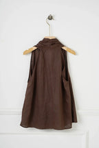 Valienne | Drape Linen Vest