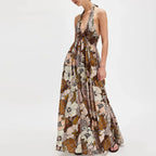 Cheela | Halter Maxi Beach Dress