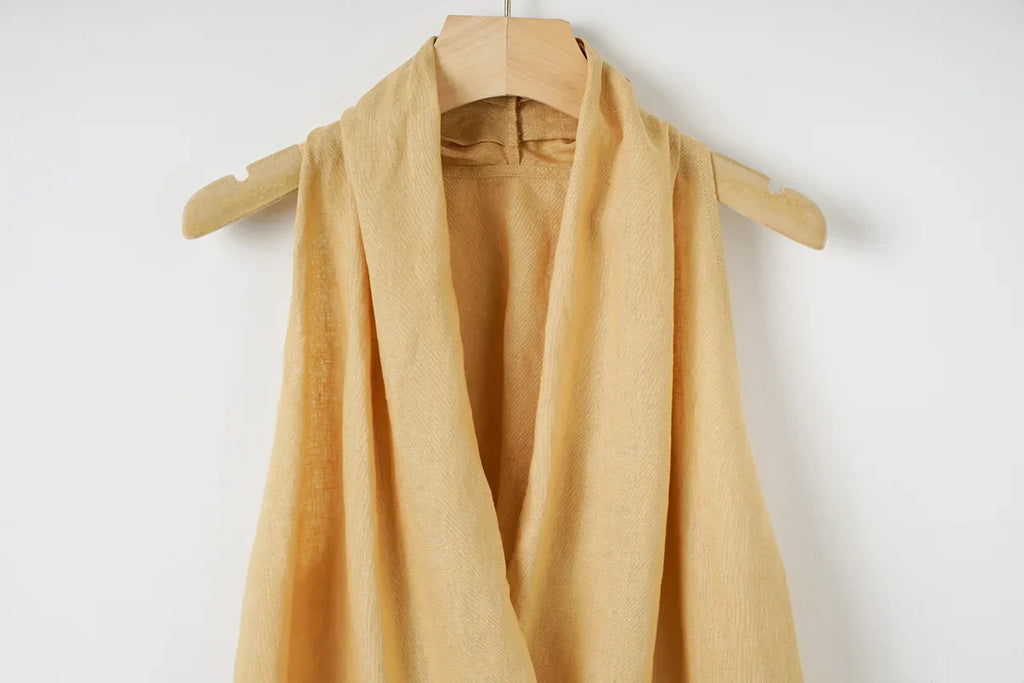 Valienne | Drape Linen Vest