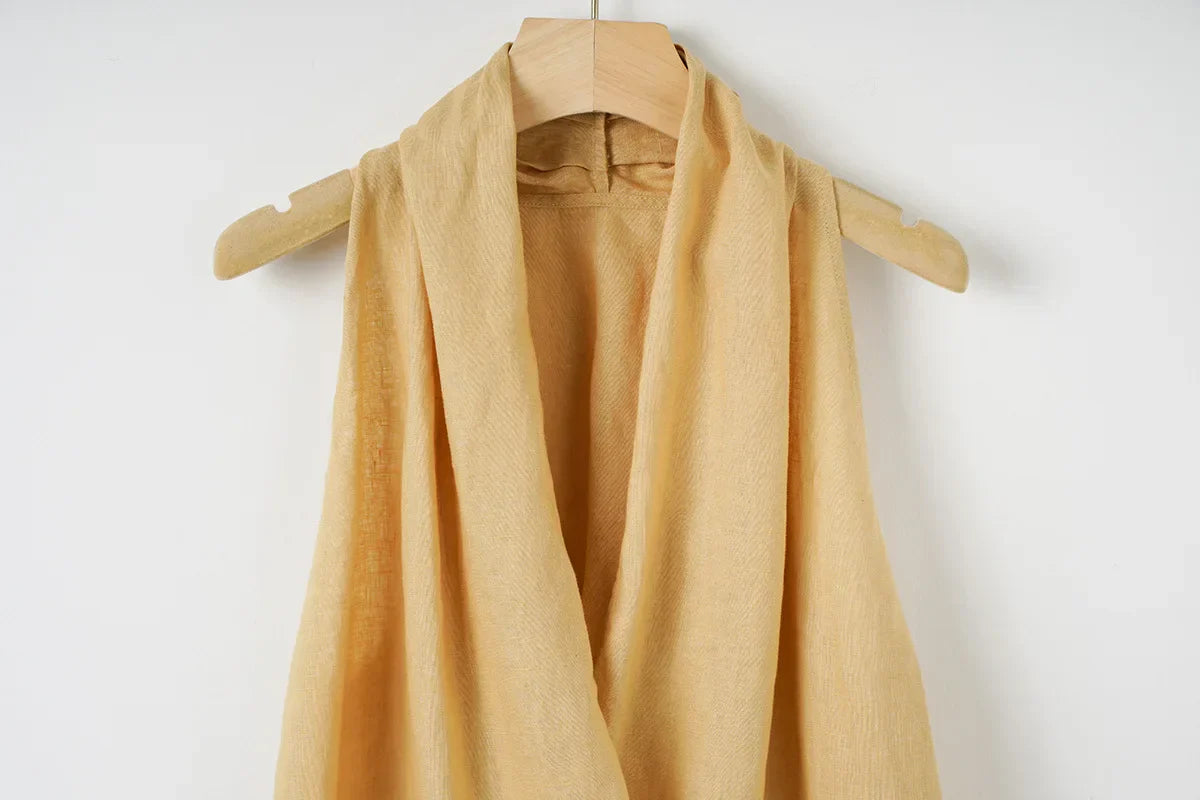 Valienne | Drape Linen Vest