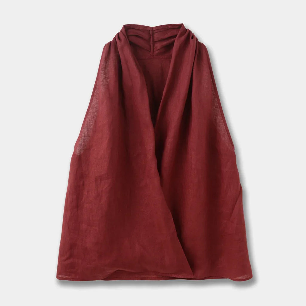 Valienne | Drape Linen Vest
