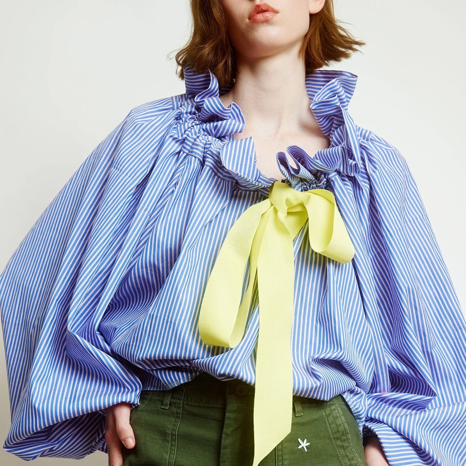 Bellarine | Puffed Cotton Blouse