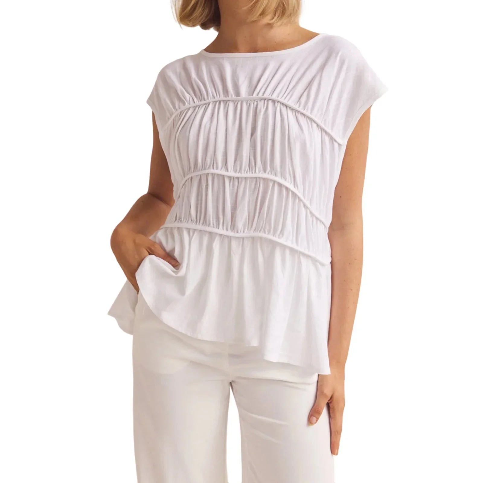 Dashi | Peplum Top