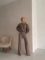 Eleganza | Off-Shoulder Loungewear Set