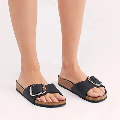 Brielle | Buckle Cork Orthopedic Slides