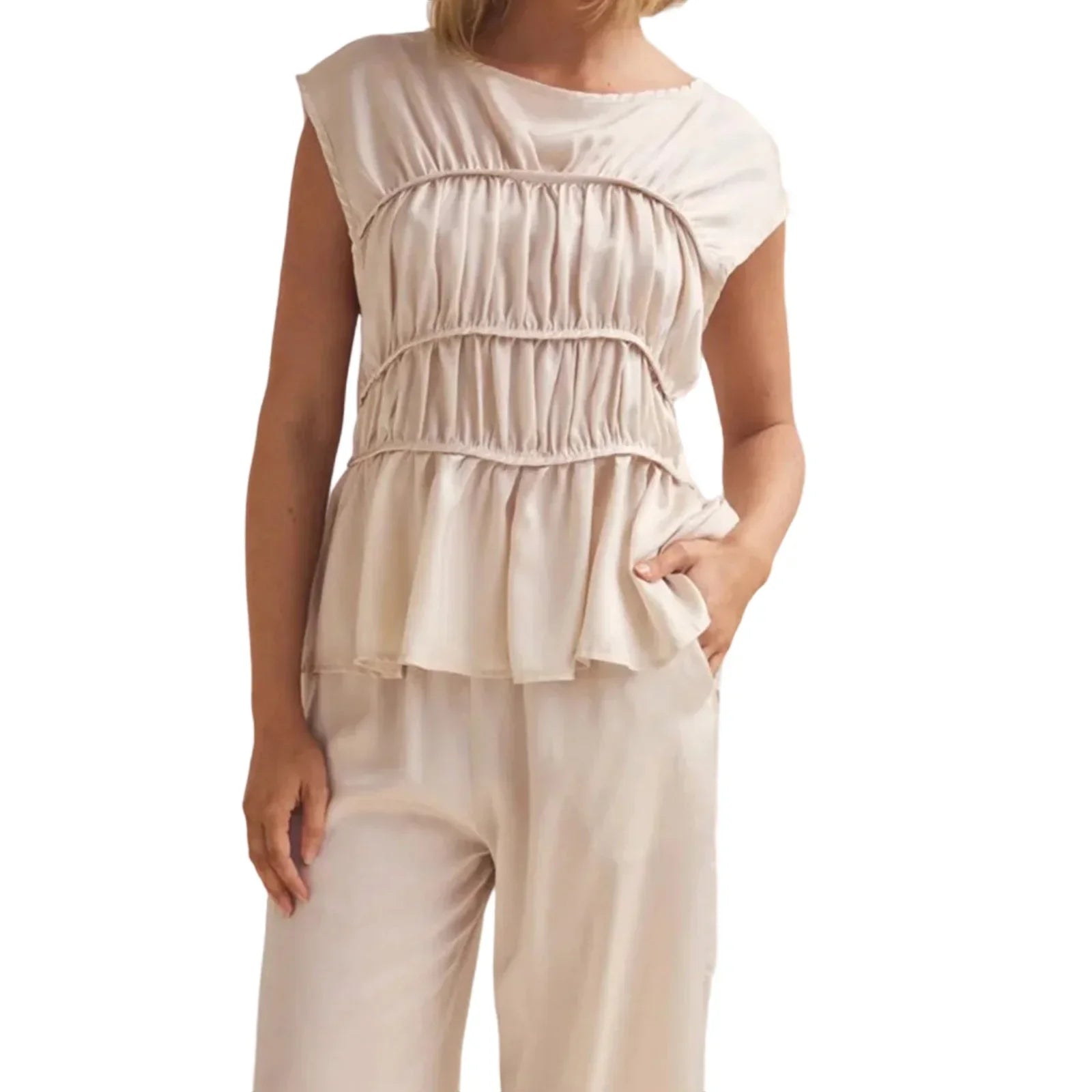 Dashi | Peplum Top