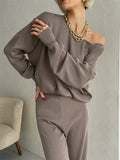 Eleganza | Off-Shoulder Loungewear Set