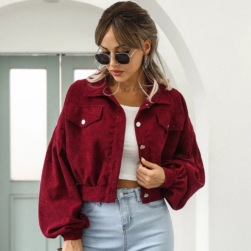 Florence | CROPPED CORDUROY JACKET