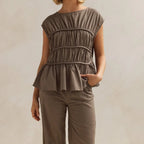 Dashi | Peplum Top