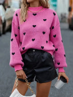 You Round Neck Knit Pullover – back view