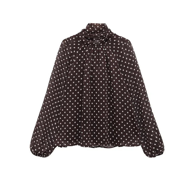 Flori | Elegant Tie-Front Blouse