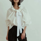 Bellarine | Puffed Cotton Blouse