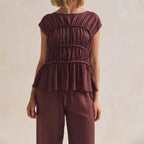 Dashi | Peplum Top