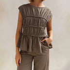 Dashi | Peplum Top