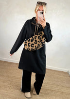 Cyralina - Junior's Elegant Hooded A-Line Dress