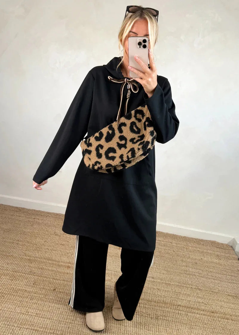 Cyralina - Junior's Elegant Hooded A-Line Dress