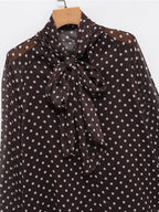 Flori | Elegant Tie-Front Blouse