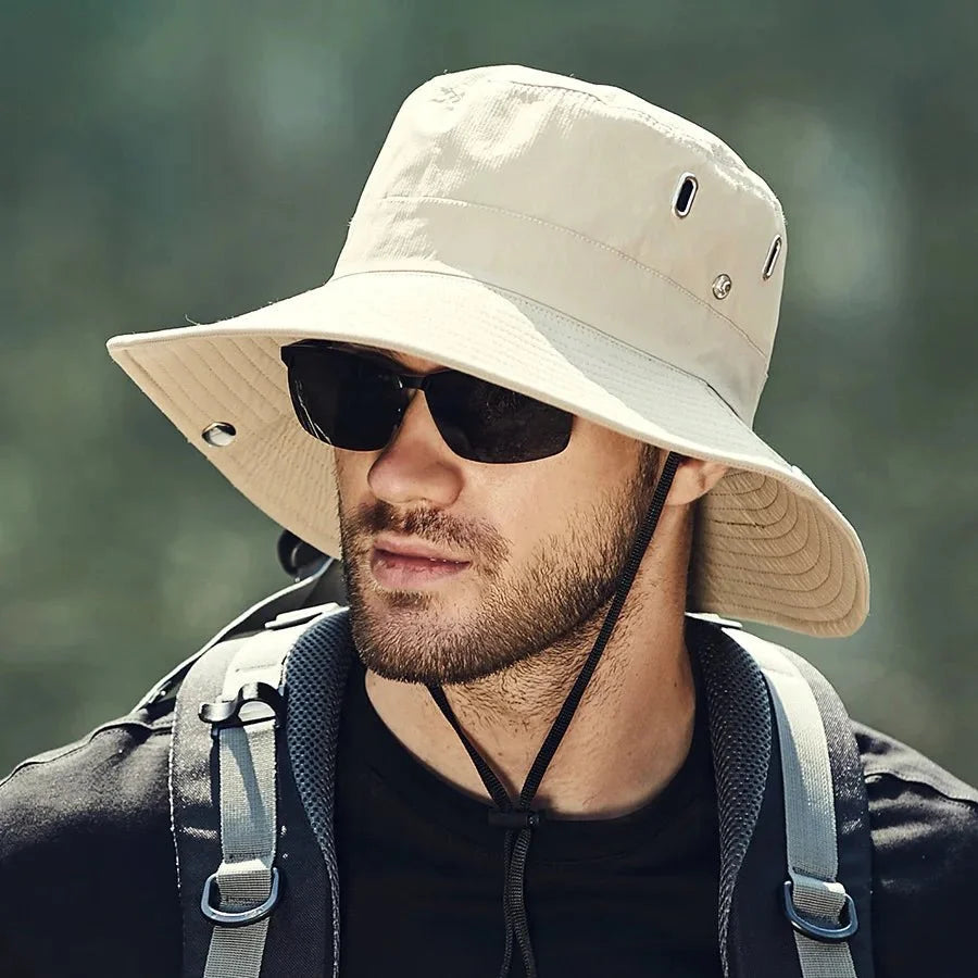 Lightweight Jelly Outdoor Bucket Hat with UPF50+ sun protection, perfect for outdoor activities and stylish summer wear. - 2