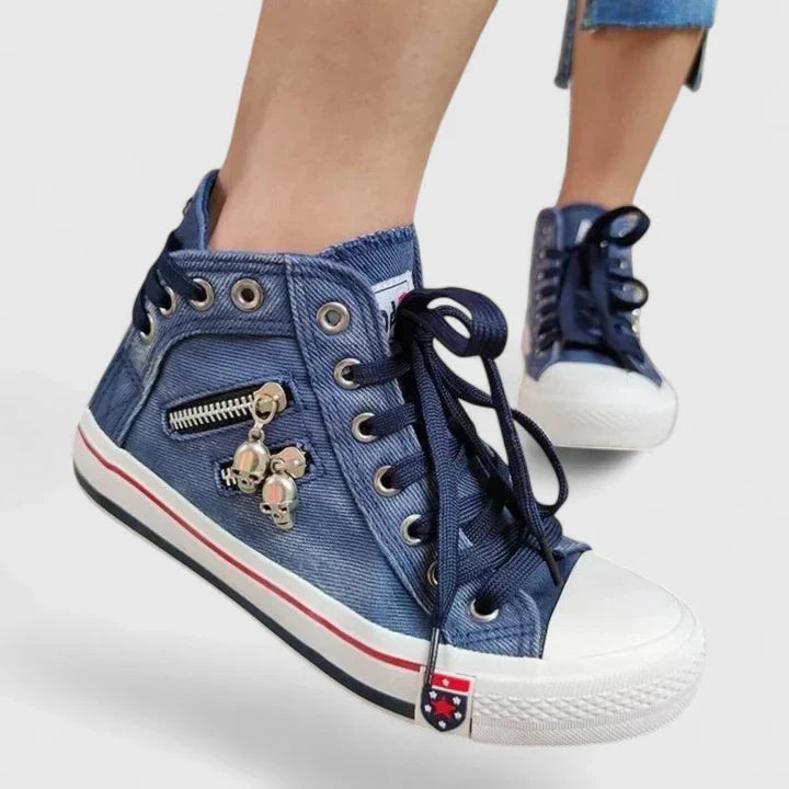 Christina | Stylish Orthopedic Zippered Shoes