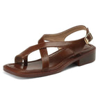 Ivy Cross Sandals | Italian Leather, Orthopedic Cushioned Footbed - 17