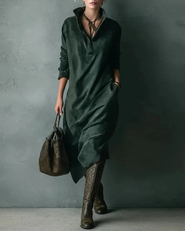Thaliravassa - Flowing Draped Maxi Dress