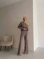 Eleganza | Off-Shoulder Loungewear Set